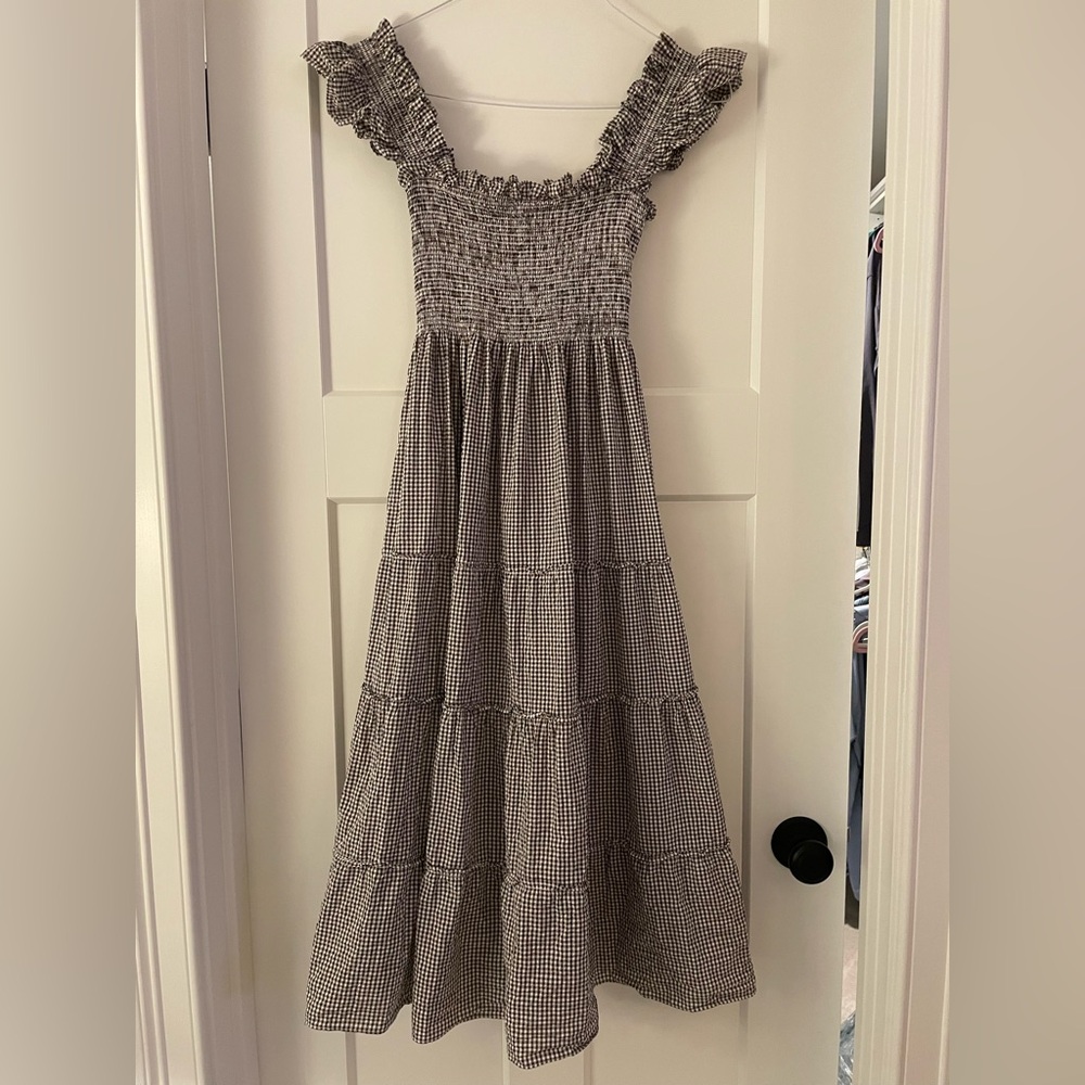 Hill House Ellie Dress, Chocolate Gingham, XS